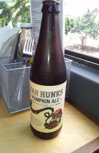 Van Hunks Pumpkin Ale 5.0%, Boston Breweries (South Africa), South Africa
