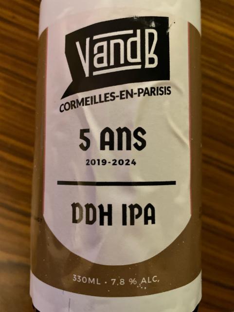 VandB Cormeilles-en-Parisis 7.8%, Brasserie D'Orville, France
