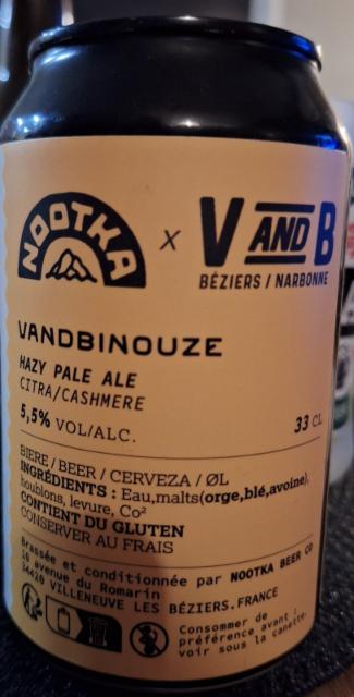 vandbinouze, Nootka Beer Co