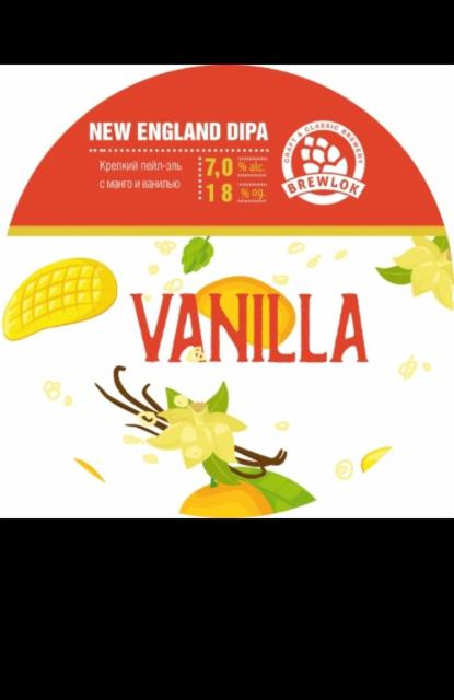 Vanilla 7.0%, Brewlok / Брюлок, Russia