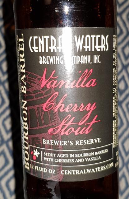 Vanilla Cherry Stout 11.0%, Central Waters Brewing Company, United States