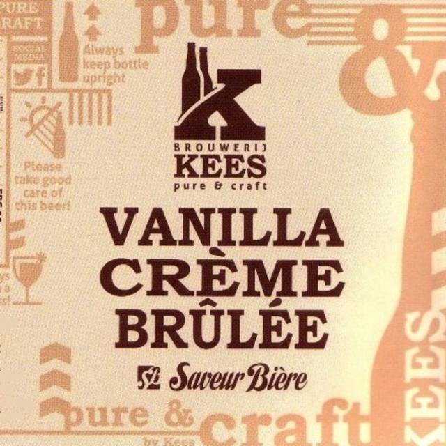 Vanilla Crème Brûlée 7.5%, Brouwerij Kees, Netherlands
