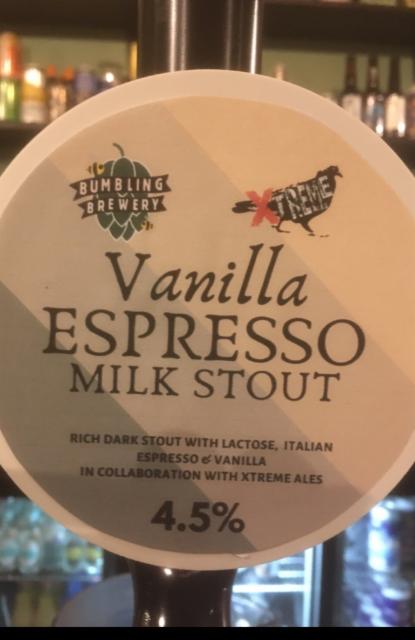 Vanilla Espresso 4.5%, Bumbling Brewery, England
