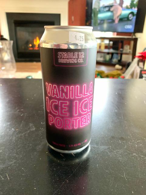 Vanilla Ice Ice Porter 6.5%, Stable 12 Brewing Company, United States