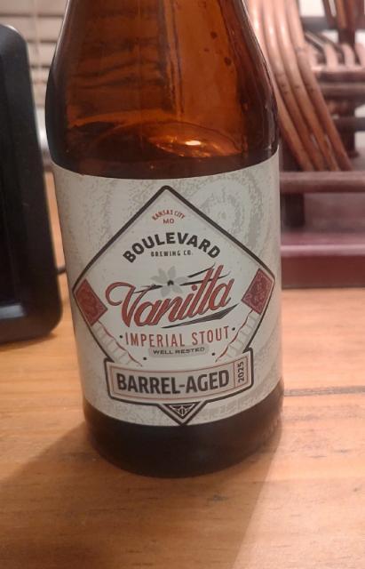 Vanilla Imperial Stout 13.5%, Boulevard Brewing Company (Duvel-Moortgat), United States