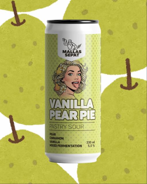 Vanilla Pear Pie 5.5%, Mallassepät, Finland