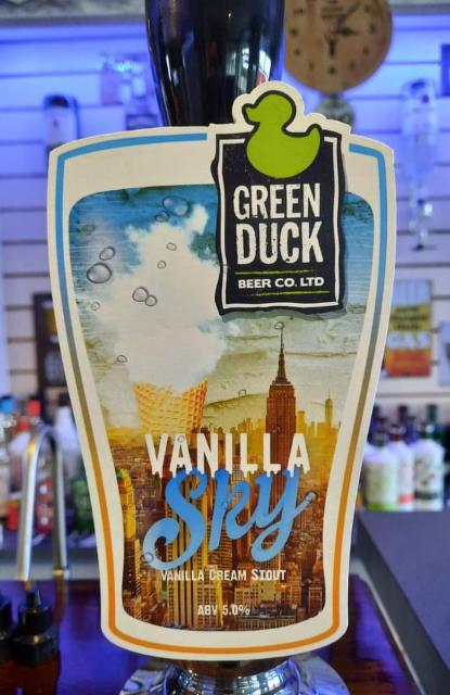 vanilla sky 5.0%, Green Duck Beer Co., England