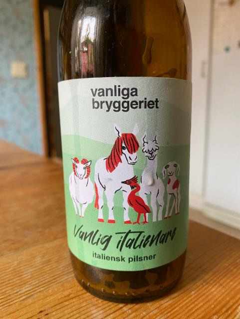 Vanlig Italienare 4.9%, Vanliga Bryggeriet, Sweden