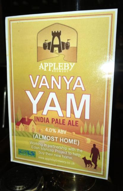 Vanya Yam 4.0%, Appleby Brewery, England