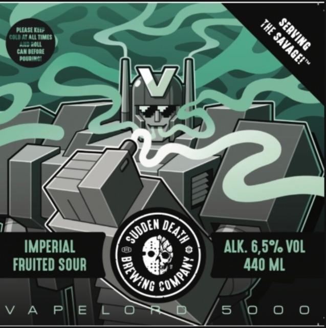 Vapelord 5000 6.5%, Sudden Death Brewing Co., Germany