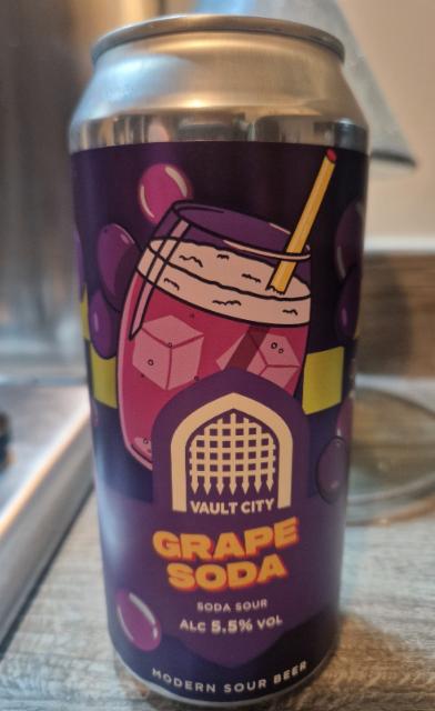 vault city grape soda 5.5%, Vault City Brewing, Scotland