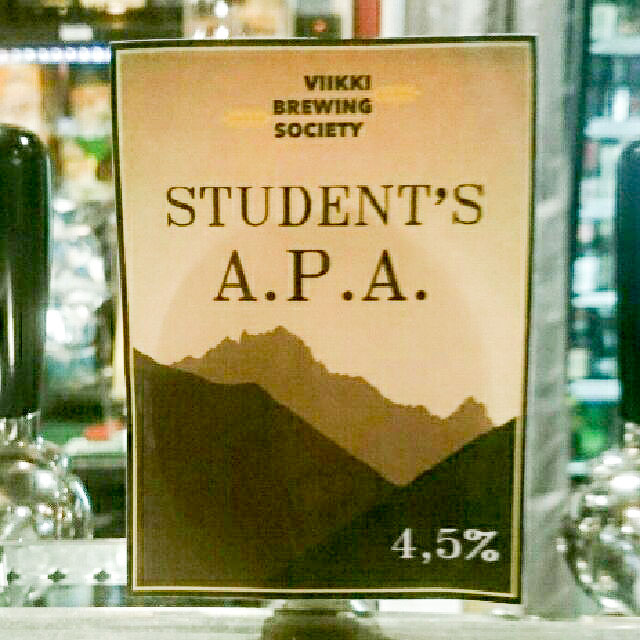 VBS Student's APA 4.5%, Kuninkaankartanon Panimo, Finland