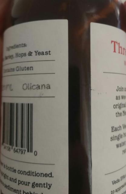 Veda: Olicana 6.2%, Three Hills Brewing, England