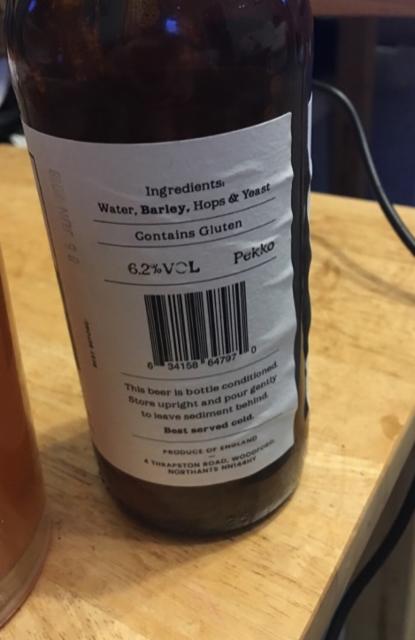 Veda: Pekko 6.2%, Three Hills Brewing, England