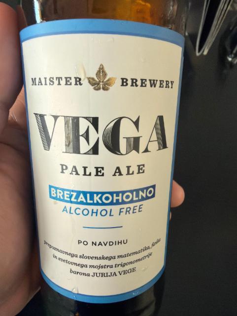 Vega pale ale brezalkohlno, Maister Brewery