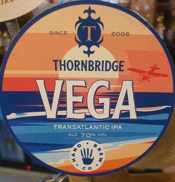 Vega transatlantic ipa 7.0%, Thornbridge Brewery, England