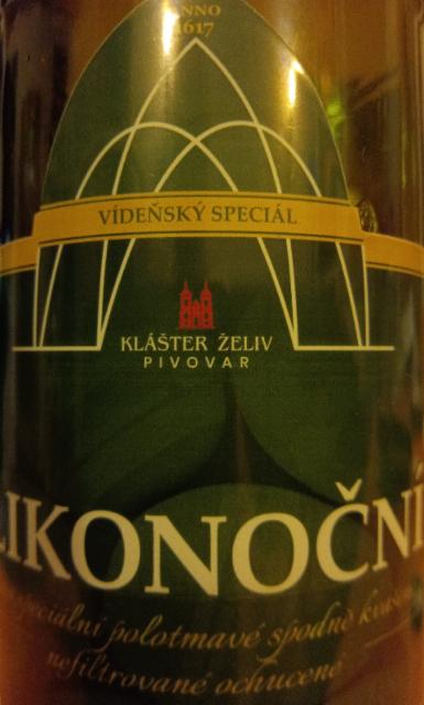 Velikonoční 16 7.0%, Klášterní Pivovar Želiv, Czech Republic