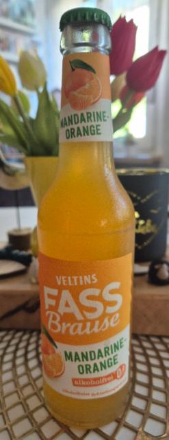 VELTINS FASSBRAUSE MANDARINE-ORANGE ALKOHOLFREI, Brauerei C.& A. Veltins