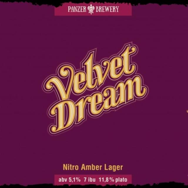 Velvet dream 5.1%, Panzer Brewery, Russia
