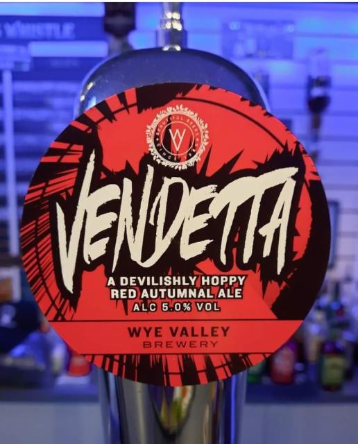 Vendetta 5.0%, Wye Valley Brewery Limited, England