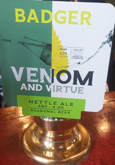 venom 4.2%, Badger Brewery (Hall & Woodhouse), England