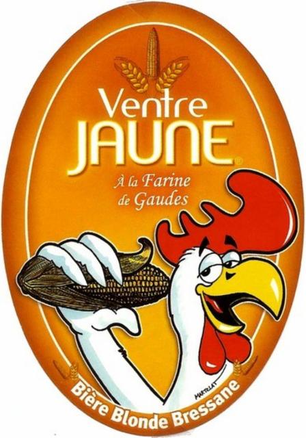 Ventre Jaune Blonde 6.4%, Brasserie La Rouget De Lisle, France