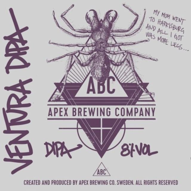Ventura DIPA 8.0%, Apex Brewing Company, Sweden