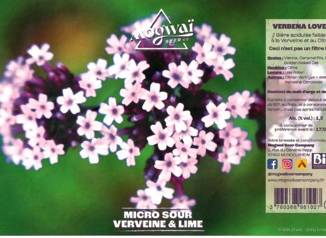 Verbena Love Filter 1.2%, Mogwaï Beer Company, France