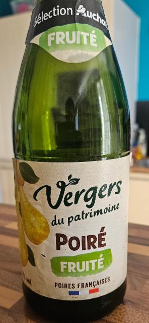 Vergers du patrimoine Poiré fruité 2.0%, Auchan, France