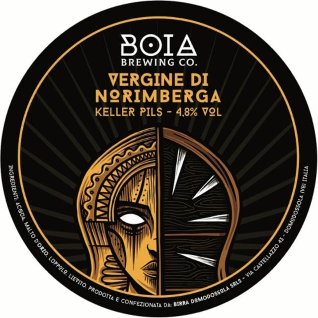 Vergine Di Norimberga 4.8%, Boia Brewing Company, Italy