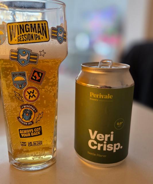 Veri Crisp 5.0%, Perivale Brewery, England