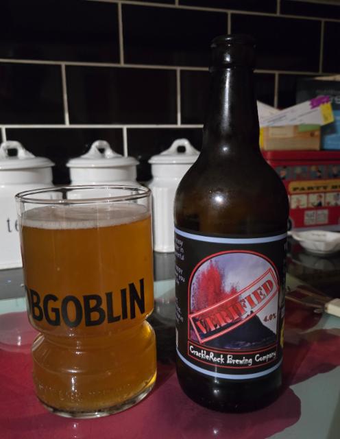 Verified 4.0%, CrackleRock Brewing Company, England