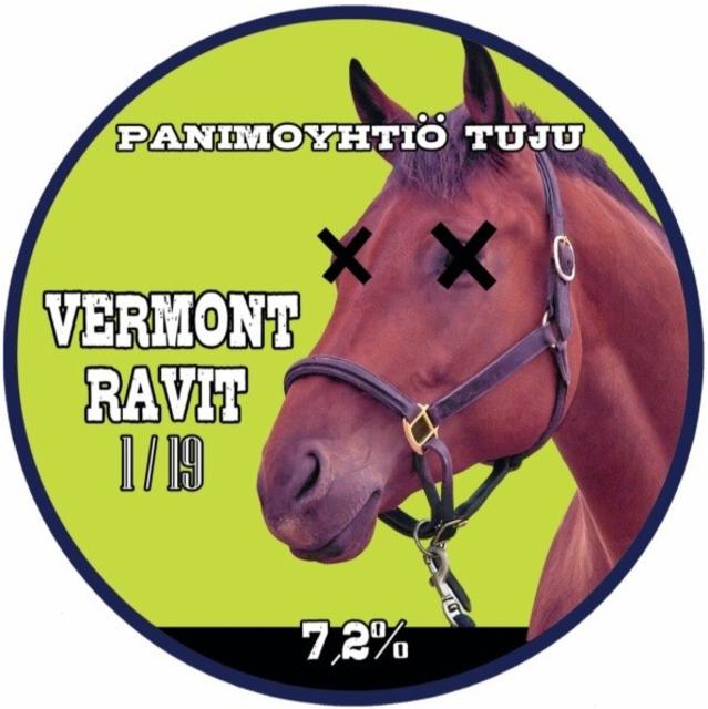 Vermont Ravit 1/19 7.2%, Panimoyhtiö Tuju, Finland