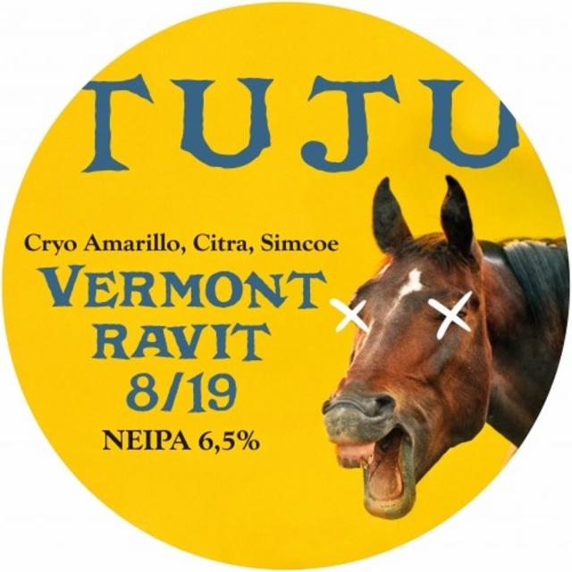 Vermont Ravit 8/19 6.5%, Panimoyhtiö Tuju, Finland