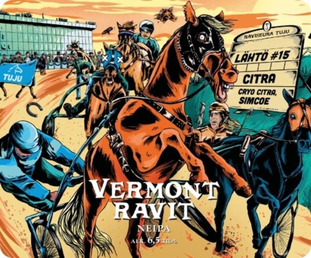 Vermont Ravit Lähtö #15 6.5%, Panimoyhtiö Tuju, Finland