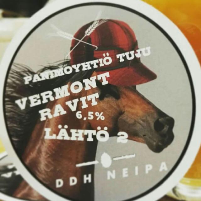 Vermont Ravit Lähtö #2 6.5%, Panimoyhtiö Tuju, Finland