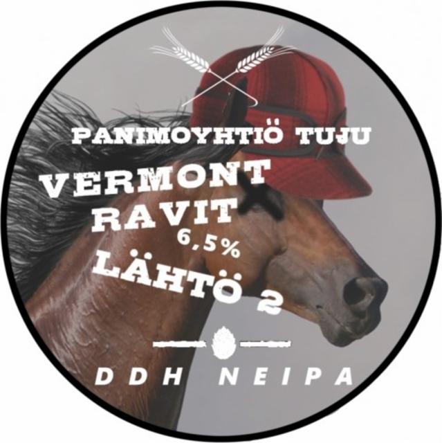 Vermont Ravit Lähtö #2 6.5%, Panimoyhtiö Tuju, Finland