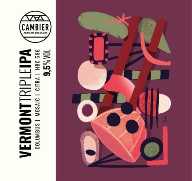 Vermont Triple IPA 9.5%, Brasserie Cambier, France