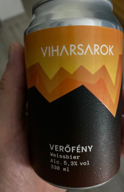 Veröfény 5.3%, Viharsarok Sörfőzde, Hungary