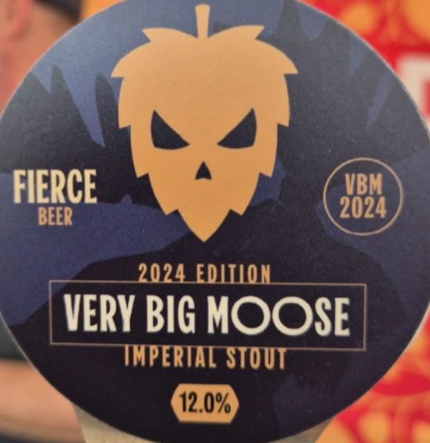 Very Big Moose Original (2024) 12.0%, Fierce Beer Ltd, Scotland