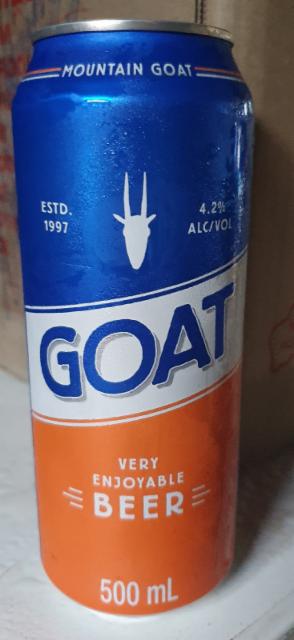 Very Enjoyable Beer 4.2%, Mountain Goat Beer, Australia