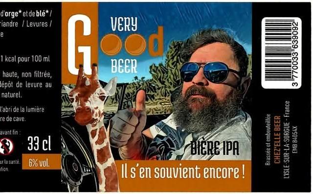 Very Good IPA, Chez'Elle Beer (Miss'Isle)