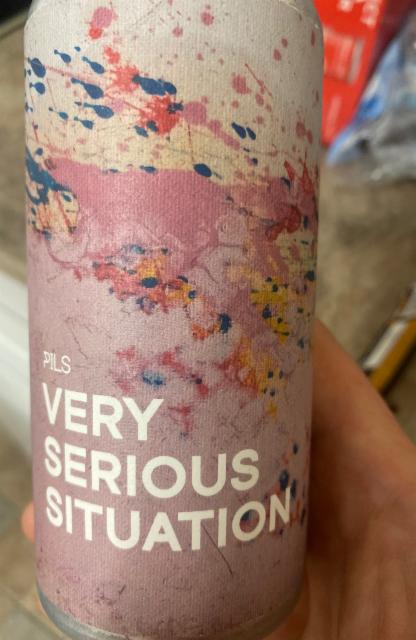 Very serious situation 4.8%, Boundary Brewing, Northern Ireland