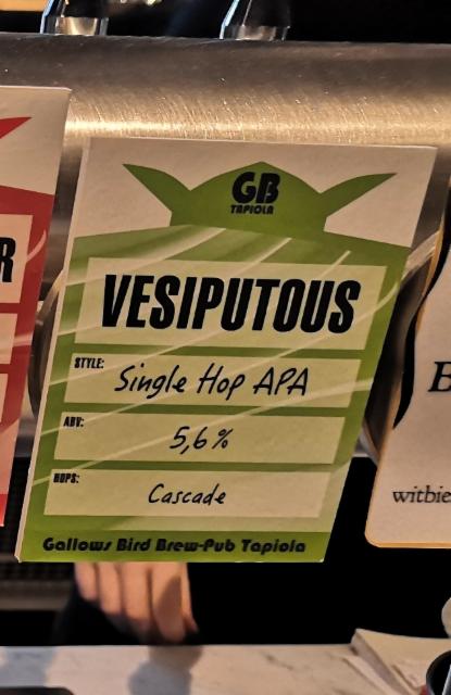 Vesiputous 5.6%, Brew-Pub Gallows Bird, Finland