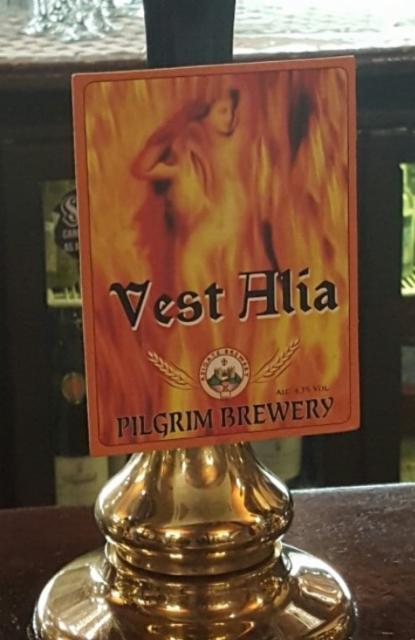 Vest Alia 4.3%, Pilgrim Brewery, England