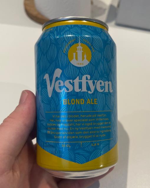 Vestfyen Blond Ale 4.8%, Bryggeriet Vestfyen, Denmark