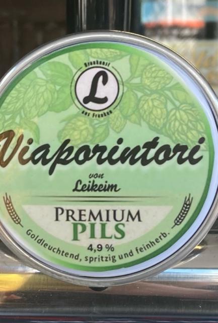 Viaporintori Premium Pils 4.9%, Familien-Brauhaus Leikeim, Germany