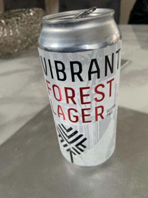 Vibrant forest lager gluten free, Vibrant Forest Brewery