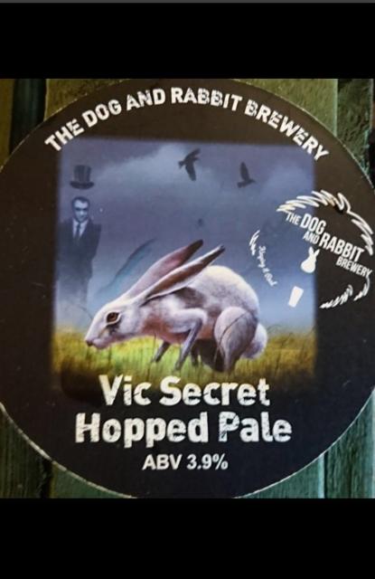 Vic Secret Hopped Pale 3.9%, The Dog And Rabbit Brewery, England