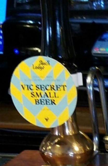 Vic Secret Small Beer 3.4%, Black Lodge Brewing, England